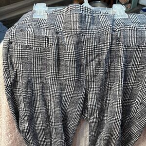 Chic Plaid Women's Trousers